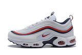 Nike Air Max 97 Plus Sneaker  Men's White Red Navy