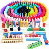 120 Pcs/set Wooden Domino Institution Accessories Organ Blocks Rainbow Jigsaw Dominoes Montessori Educational Toys