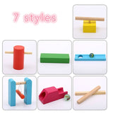 120 Pcs/set Wooden Domino Institution Accessories Organ Blocks Rainbow Jigsaw Dominoes Montessori Educational Toys