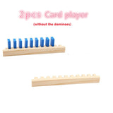 120 Pcs/set Wooden Domino Institution Accessories Organ Blocks Rainbow Jigsaw Dominoes Montessori Educational Toys