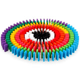 120 Pcs/set Wooden Domino Institution Accessories Organ Blocks Rainbow Jigsaw Dominoes Montessori Educational Toys