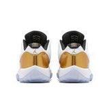 Men's Jordan 11 Retro Low Basketball Shoes - Gold