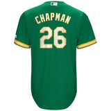 Matt Chapman Oakland Athletics Majestic Alternate Official Cool Base Player Jersey - Kelly Green