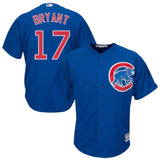 Kris Bryant Chicago Cubs Majestic Cool Base Player Jersey - White/Royal