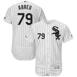 Jose Abreu Chicago White Sox Majestic Alternate Flex Base Collection Player Jersey - Black/White