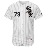 Jose Abreu Chicago White Sox Majestic Alternate Flex Base Collection Player Jersey - Black/White