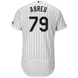 Jose Abreu Chicago White Sox Majestic Alternate Flex Base Collection Player Jersey - Black/White