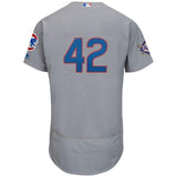 Chicago Cubs Majestic 2019 Jackie Robinson Day Flex Base Jersey – Gray