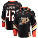 Josh Manson Anaheim Ducks Fanatics Branded Breakaway Player Jersey - Black
