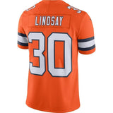 Phillip Lindsay Denver Broncos Nike Color Rush Vapor Limited Jersey - Orange